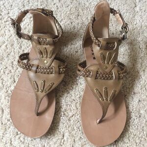 Billabong Tan Braided Sandals